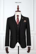 Bộ Vest Nam Đen Basic Form Body 394 #1