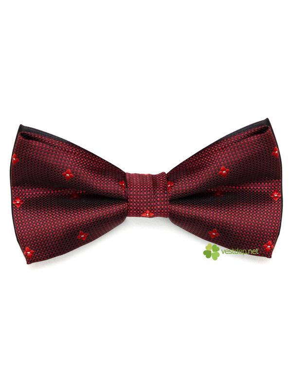 Nơ Đeo Cổ Nam Đỏ Hoa VDN43 #0
