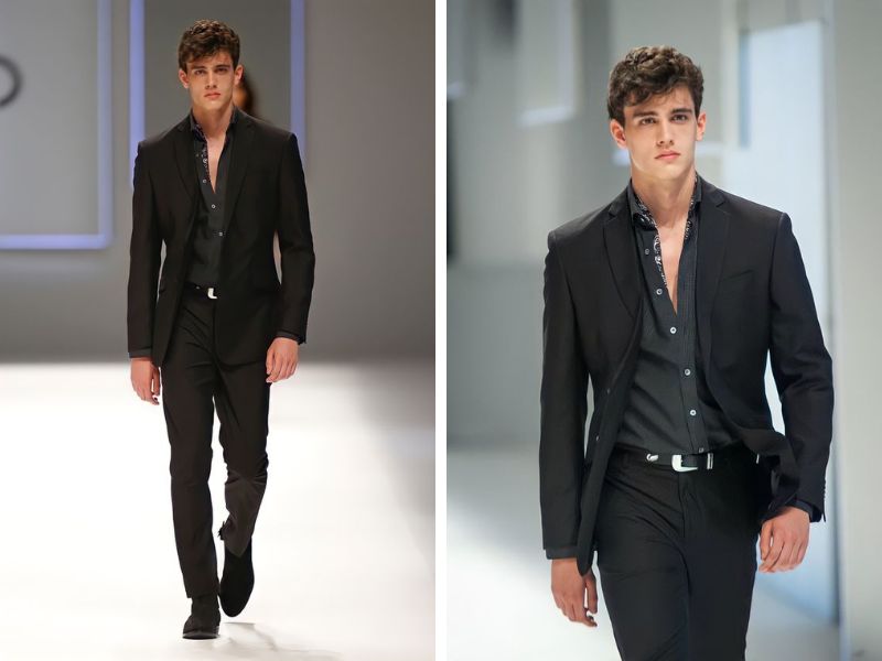 Áo vest nam Hàn Quốc không cổ phong cách tối giản