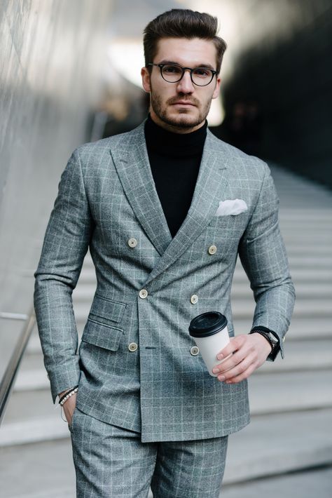 Áo blazer nam 2 hàng khuy sang trọng cho sự kiện
